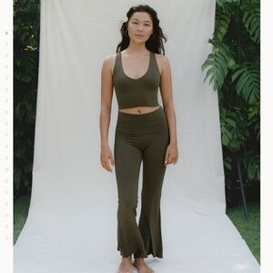 Olive Green (Forest) Indigo Luna Agni Flares Regular